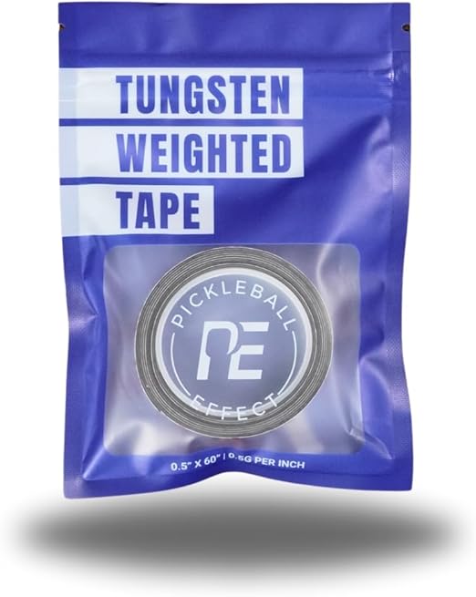 Tungsten tape used for pickleball paddle weight customization by Connor Garnett